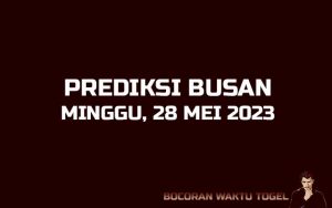 Prediksi Togel Busan 28 Mei 2023