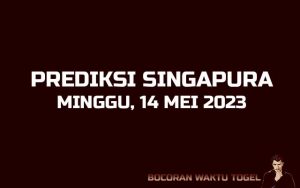 Prediksi Togel Singapura 14 Mei 2023