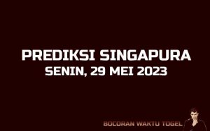 Prediksi Togel Singapura 29 Mei 2023