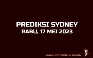 Prediksi Togel Sydney 17 Mei 2023